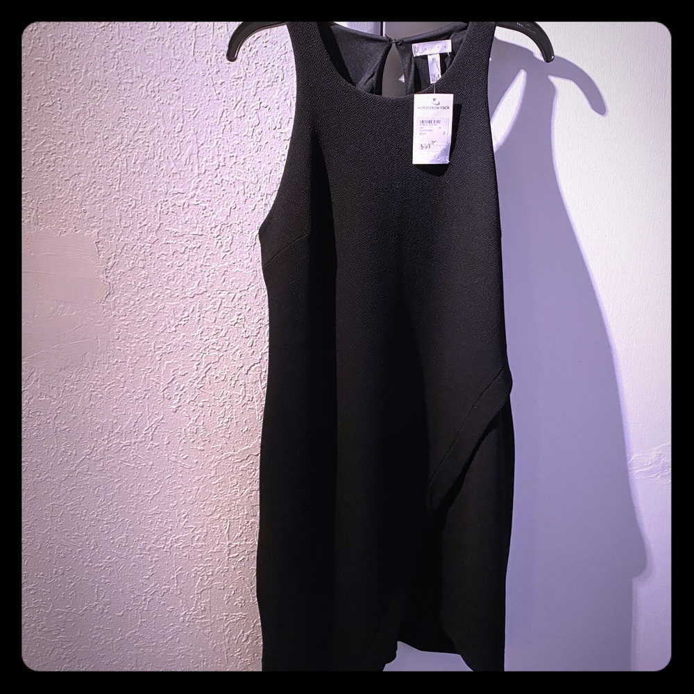 Leith NWT asymmetrical dress black size S